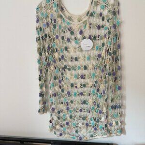 Deminue Saint Tropez Cover-Up with Pearls